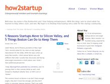 Tablet Screenshot of how2startup.com